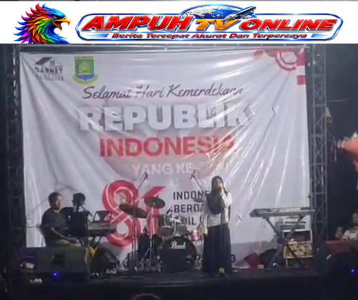 Dimeriahkan Teater hingga Penampilan Band, Malam Puncak HUT RI ke-81 Cluster Garnet RW 23 Berlangsung Meriah